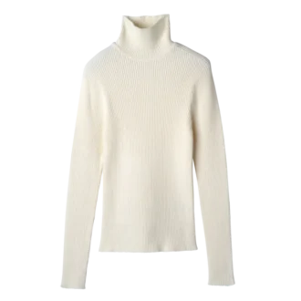 Jersey ajustado de cuello alto