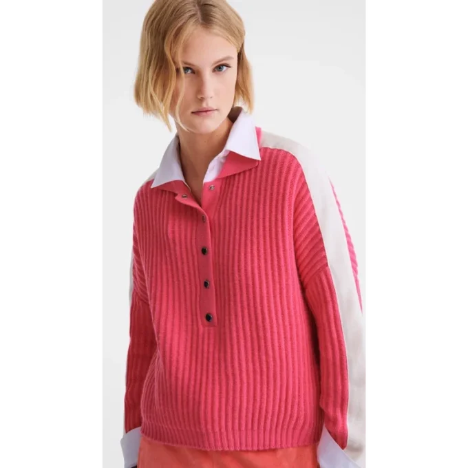 Jersey con cuello polo