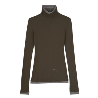 Jersey fino de cuello alto