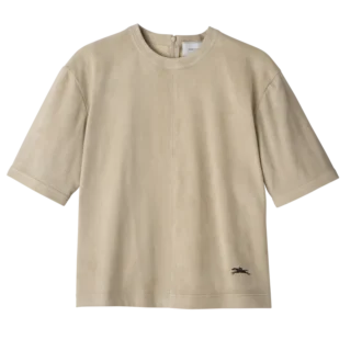 Lino – Cuero Top corto de cuero