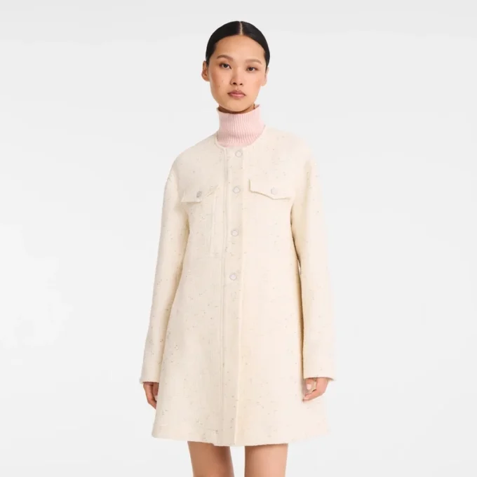 Marfil – Abrigo de tweed