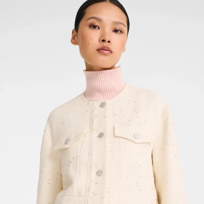 Marfil – Abrigo de tweed