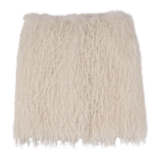 Marfil – Falda de pelo sintético