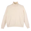 Marfil – Jersey de cuello alto de punto