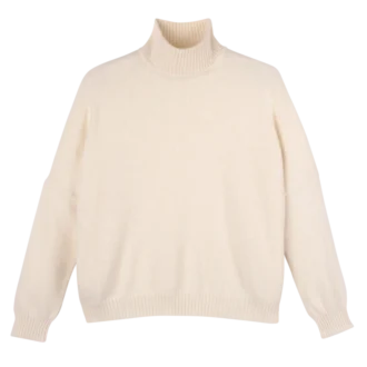 Marfil – Jersey de cuello alto de punto