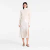 Marfil – Falda midi con lentejuelas