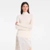Marfil – Jersey de cuello alto de punto