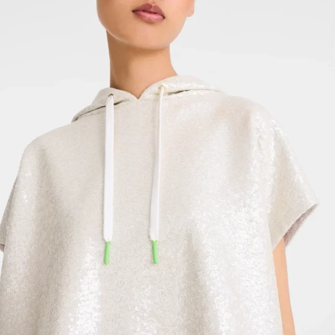 Marfil – Sudadera con lentejuelas