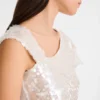 Marfil – Top con lentejuelas