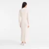 Marfil – Vestido largo de punto