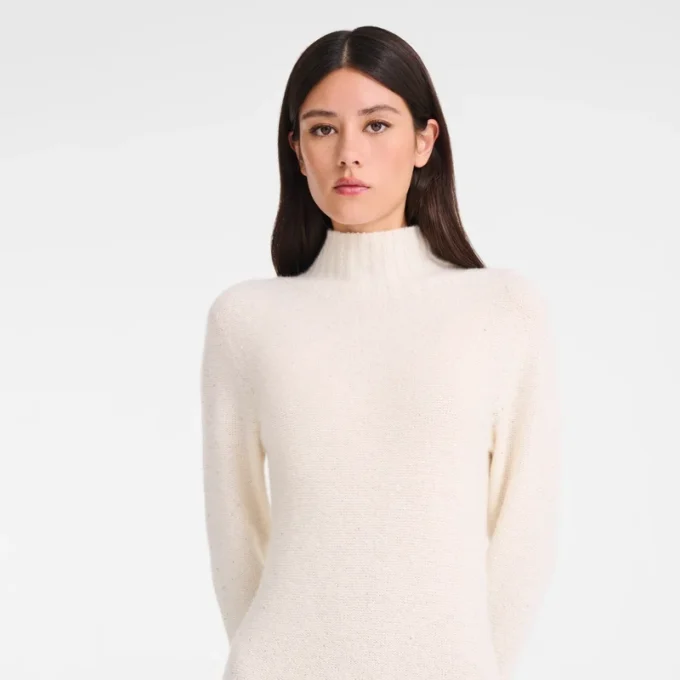 Marfil – Vestido largo de punto