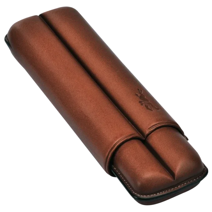 Marrón – Estuche de cuero para puros