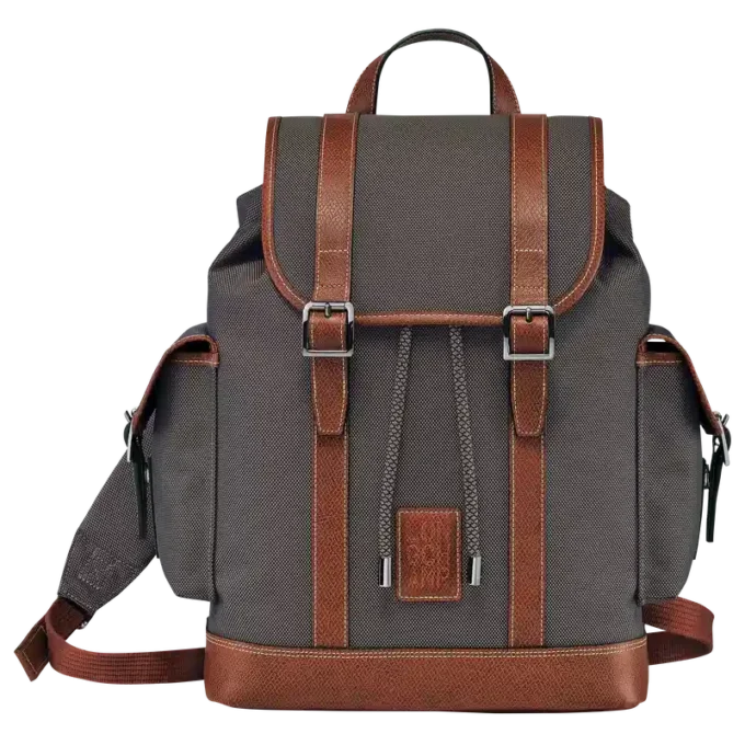 Marrón – Mochila Boxford de lona reciclada