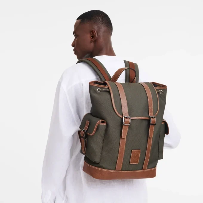 Marrón – Mochila Boxford de lona reciclada