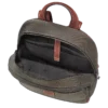 Marrón – Mochila Boxford de lona reciclada