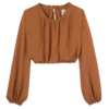 Ámbar – Top de jersey crepé