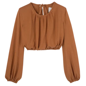 Ámbar – Top de jersey crepé