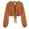 Ámbar – Top de jersey crepé