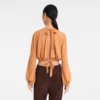 Ámbar – Top de jersey crepé