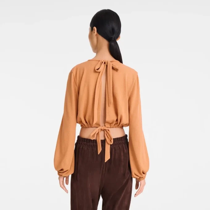 Ámbar – Top de jersey crepé