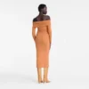Ámbar – Vestido largo de jersey crepé