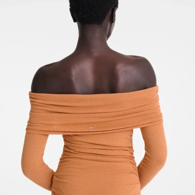 Ámbar – Vestido largo de jersey crepé