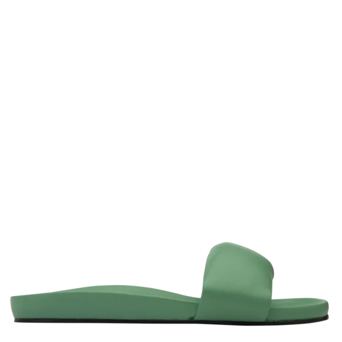 Mint – Mules Roseau de cuero