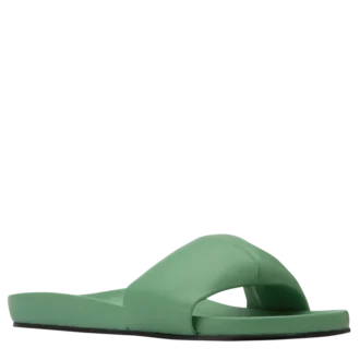 Mint – Mules Roseau de cuero