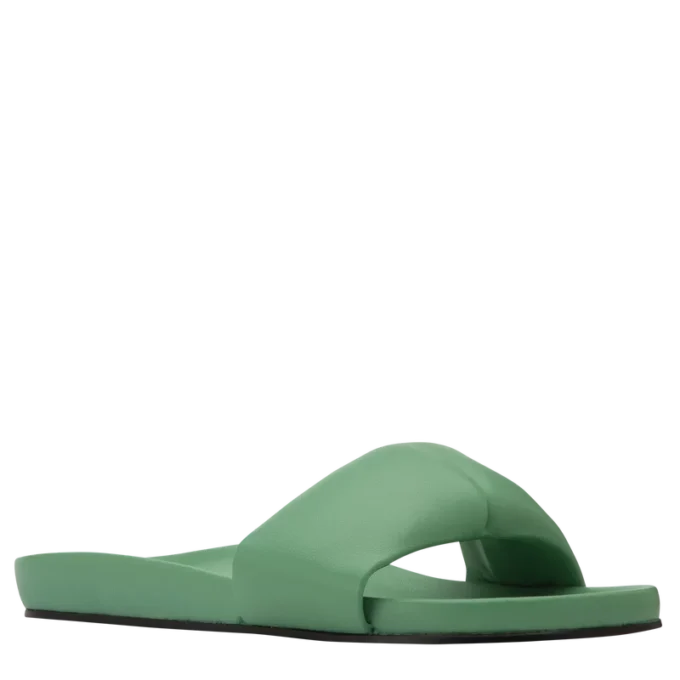 Mint – Mules Roseau de cuero