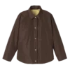 Moca/Pistacho – Chaqueta acolchada de tafetán técnico