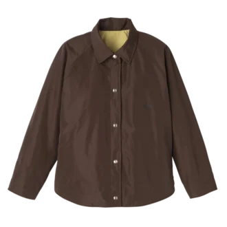 Moca/Pistacho – Chaqueta acolchada de tafetán técnico