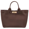 Mocha – Bolso tote Le Smart de piel