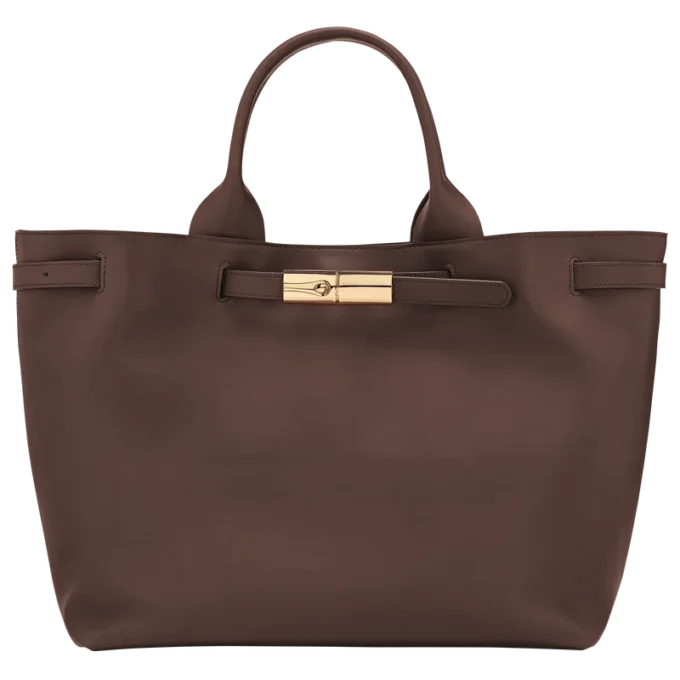 Mocha – Bolso tote Le Smart de piel