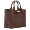 Mocha – Bolso tote Le Smart de piel