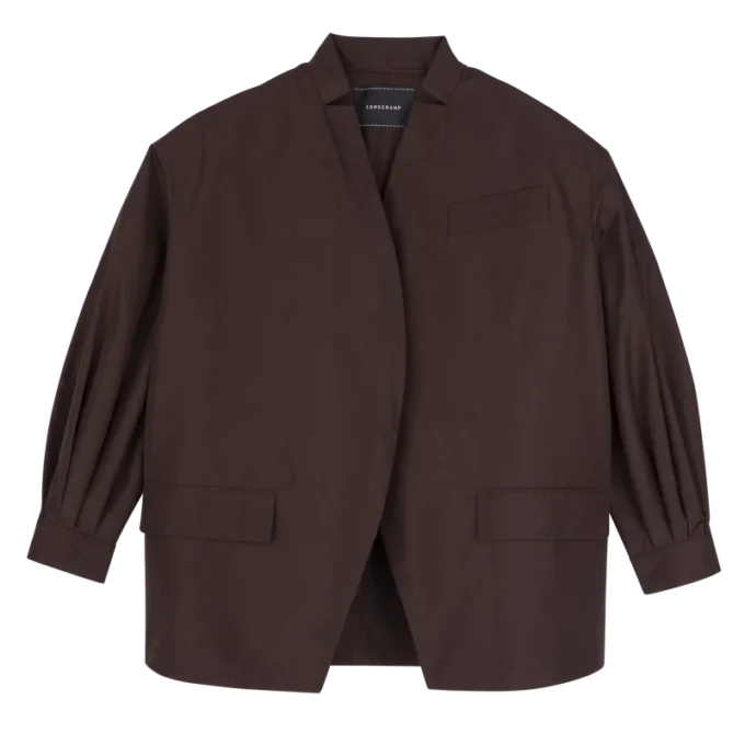 Mocha – Chaqueta kimono de tafetán técnico