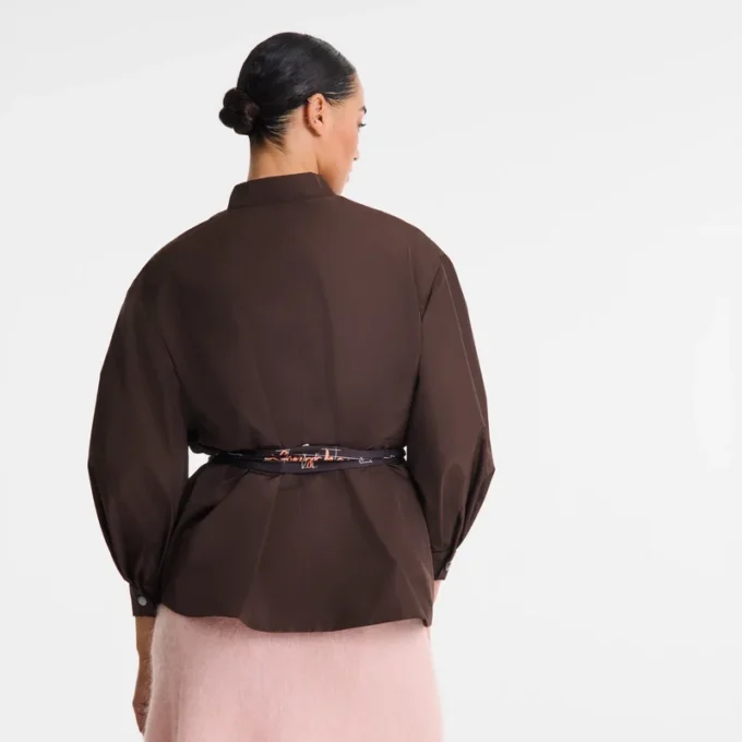 Mocha – Chaqueta kimono de tafetán técnico