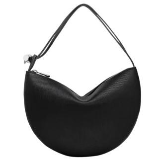 Negro – Bolso de mano Le Roseau de piel
