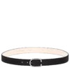 Negro – Cinturón de piel para mujer