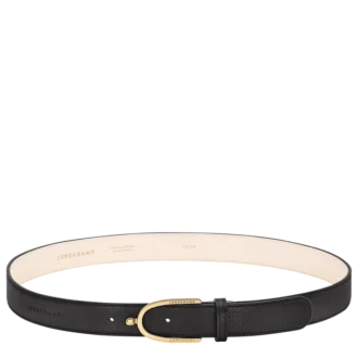 Negro – Cinturón de piel para mujer