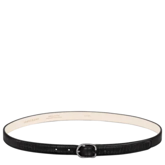 Negro – Cinturón de piel para mujer
