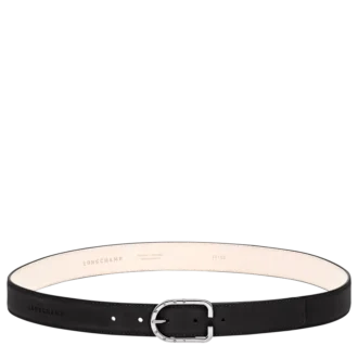 Negro – Cinturón de piel para mujer