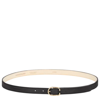 Negro – Cinturón de piel para mujer