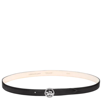 Negro – Cinturón de piel para mujer