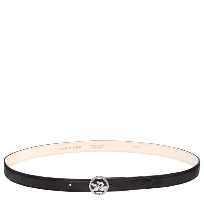 Negro – Cinturón de piel para mujer