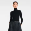 Negro – Cinturón de piel para mujer