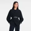 Negro – Cinturón de piel para mujer