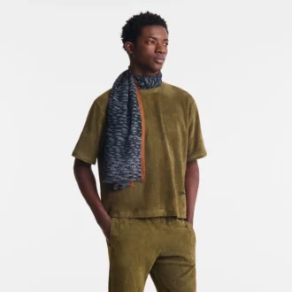 Negro – Estampado de caballos Bufanda Chevaux