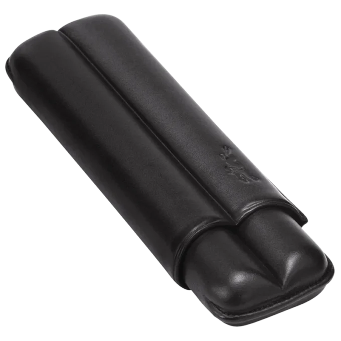 Negro – Estuche de cuero para puros