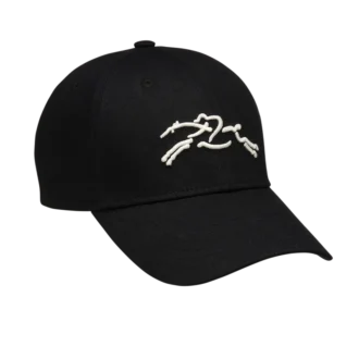 Negro – Gorra de algodón orgánico liso