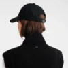 Negro – Gorra de algodón orgánico liso